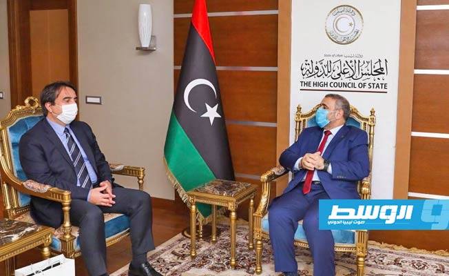 السفير التركي يؤكد للمشري دعم أنقرة «الكامل للقوات الشرعية» في ليبيا