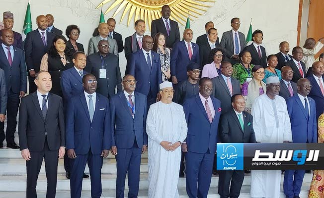 المشاركون في اجتماع المجلس التنفيذي للاتحاد الأفريقي. (وزارة الخارجية والتعاون الدولي)