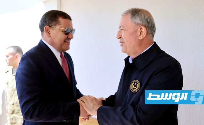 Dabaiba holds meeting with Turkish Defense Minister Hulusi Akar