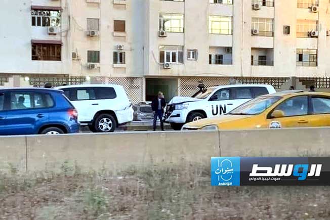 حادث سير لسيارتين للأمم المتحدة في طرابلس
