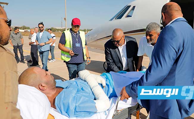 نقل آخر مصابي «حادث بنت بية» من بنغازي للعلاج في إيطاليا