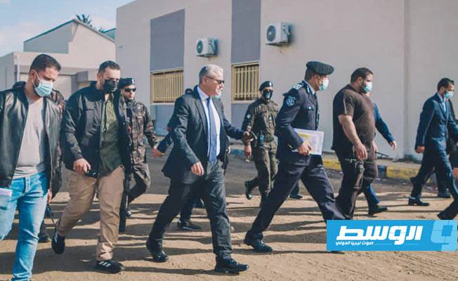 جولة وزير الداخلية فتحي باشاغا بمكاتب إدارات الوزارة. الثلاثاء 1 ديسمبر (داخلية الوفاق)