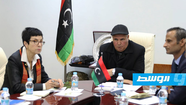 جلالة يبحث مع وفد أممي برامج الدعم الإنساني وتنشيط صندوق استقرار ليبيا
