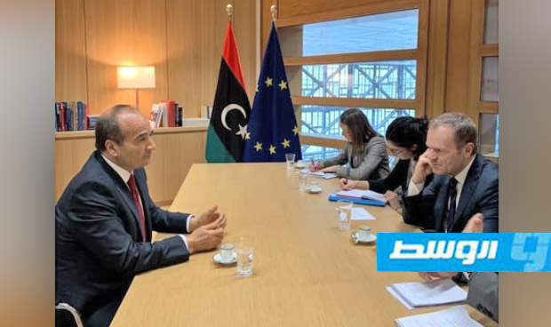 حافظ قدور يقدم أوراق اعتماده سفيراً لدى الاتحاد الأوروبي في بروكسل
