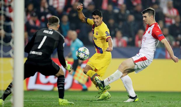 برشلونة ينجو بصعوبة من فخ سلافيا براج في دوري أبطال أوروبا