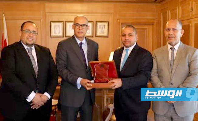 رئيس المؤسسة الليبية للاستثمار يلتقي محافظ مصرف البحرين المركزي