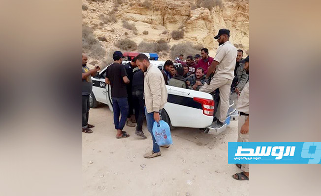 القبض على 15 مهاجرا غير شرعي من مصر بمنطقة البردي شرق طبرق
