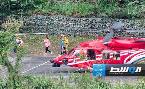 المروحيات التايوانية تشارك في الإجلاء والإغاثة بعد زلزال أودى بـ13 شخصاً