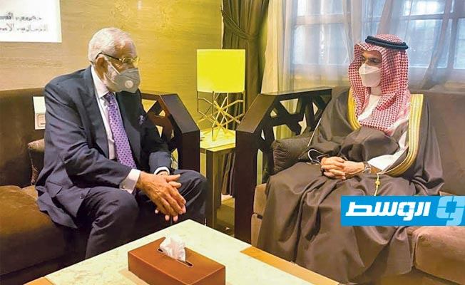 سيالة يبحث مع فيصل بن فرحان استئناف السفارة السعودية عملها في طرابلس