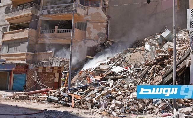 محافظ الإسكندرية يكشف سبب انهيار مبنى من 13 طابقا بحي المنتزه