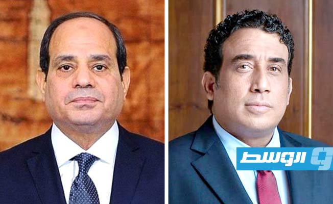 السيسي يهنئ المنفي بعيد الاستقلال ويؤكد دعم مصر لاستقرار ليبيا