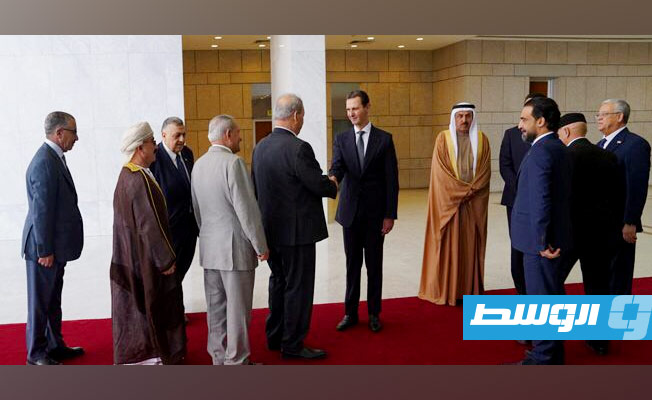 Aguila Saleh meets with Syrian President Bashar al-Assad in Damascus