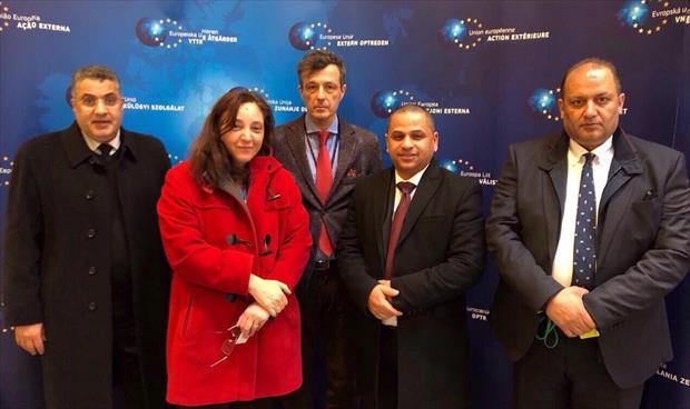 رئيس المؤسسة الليبية للاستثمار يجتمع مع بعثة الاتحاد الأوروبي