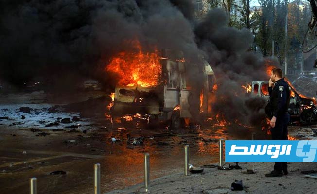 رئيس البلدية: قصف روسي على منشآت البنية التحتية بكييف