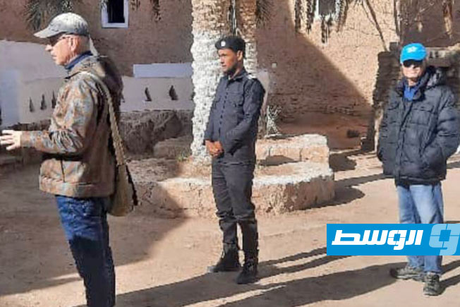 Foreign tourist groups visit Libyan archaeological sites