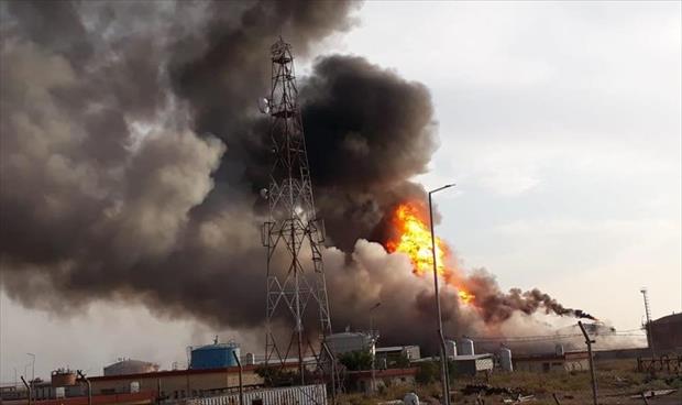 اندلاع حريق في أكبر حقول الغاز الطبيعي جنوب إيران
