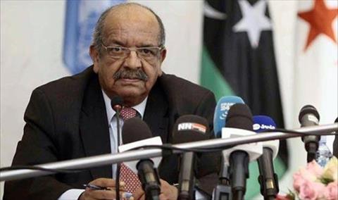مساهل: الجزائر تعمل دون هوادة لتسوية الأزمة الليبية