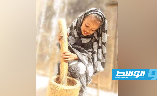فتاة من التبو بالجنوب الليبي. (الإنترنت)