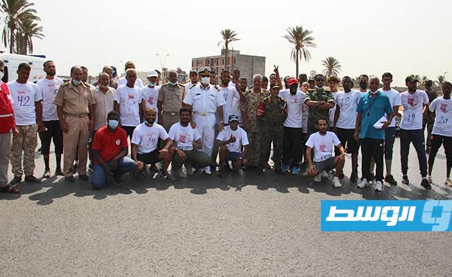 بالصور: سباق اختراق الضاحية لمناسبة ذكرى تأسيس الجيش الليبي