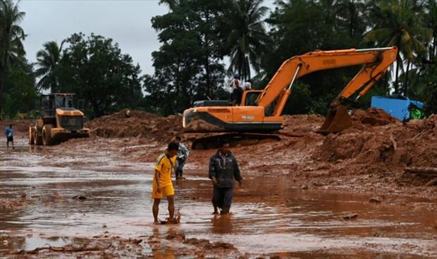 ارتفاع حصيلة ضحايا انزلاقات التربة في ميانمار إلى 34 قتيلًا