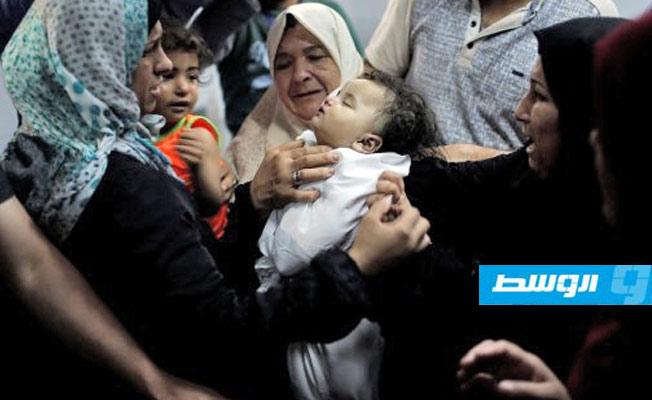 ليلى الغندور أصغر ضحية في مجزرة غزة.. خنق رئتيها الغاز الإسرائيلي (صور)