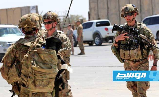 انسحاب قوات التحالف بقيادة أميركا من قاعدة التاجي العراقية