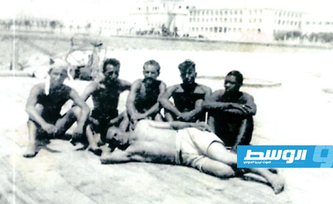 استراحة سباحين بحاجز ميناء بنغازي الشامل الغربي