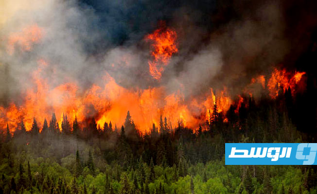 حرائق الغابات تجبر نحو 30 ألف شخص على إخلاء منازلهم بمقاطعة بريتيش الكندية