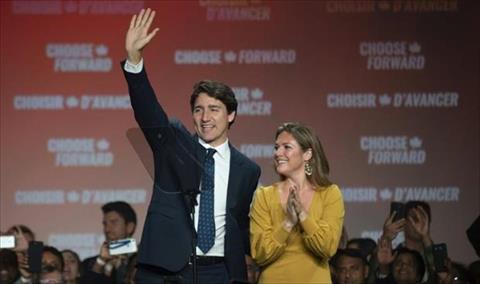 ترودو يفوز بولاية ثانية في كندا وحزبه يحصد غالبية ضئيلة بالبرلمان