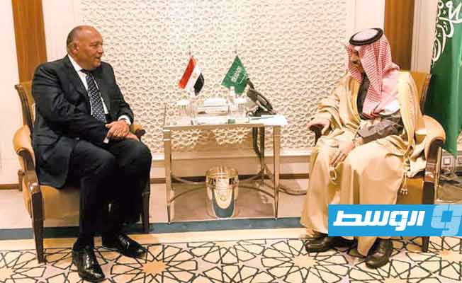الملف الليبي على جدول أعمال اجتماعات لجنة المتابعة المصرية السعودية