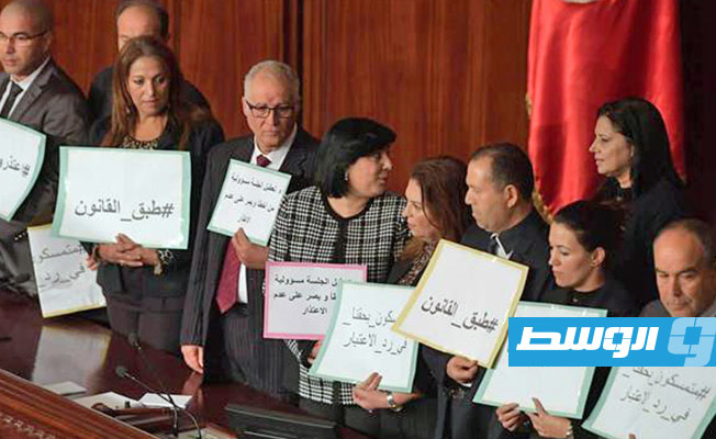 النيابة التونسية تعاين اعتصام «الدستوري الحر» بمقر البرلمان