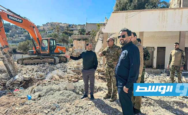 حكومة حماد: إتمام حصر 85% من المباني المتضررة في درنة