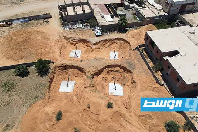 GECOL: Work continuing on the power transmission line from West Tripoli to Al-Taba