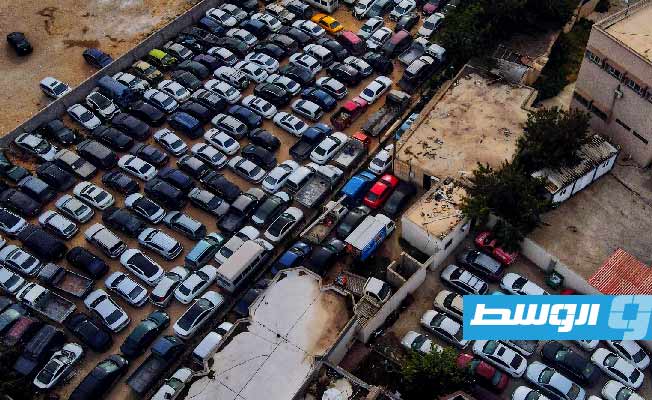 سيارات جرى ضبطها بعد حملة أمنية في طرابلس، 4 مارس 2023 (مديرية أمن طرابلس)