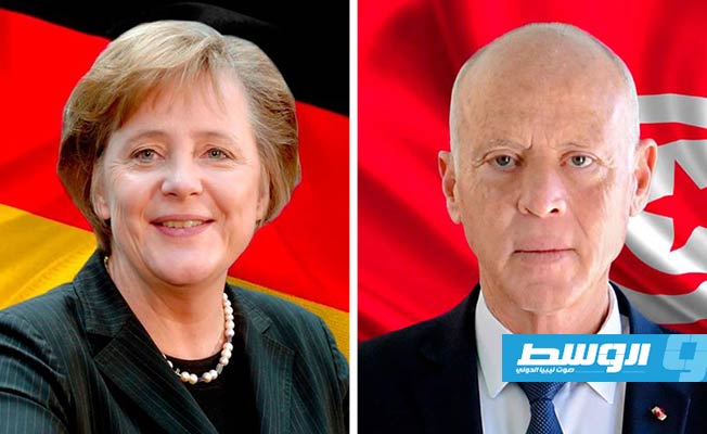 ميركل والرئيس التونسي يناقشان مسار مؤتمر برلين وتطورات الوضع في ليبيا
