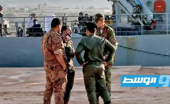 عناصر من القوات الخاصة خلال أعمال الإنقاذ في درنة (صفحة رئاسة الأركان العامة للجيش الليبي)
