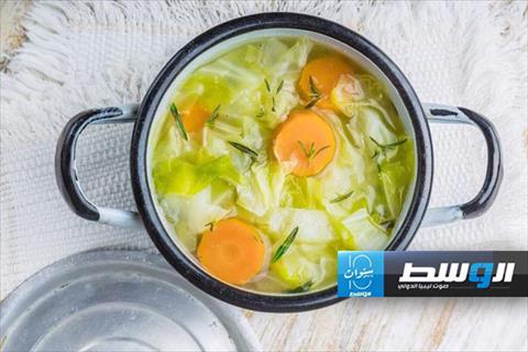 حساء ملفوف ومحشي لبناني في اليوم الخامس عشر من رمضان