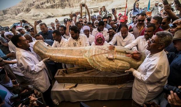 مصر تكتشف 30 تابوتا تعود لأكثر من 3 آلاف عام