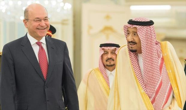 العاهل السعودي يبحث «التطورات الإقليمية» مع الرئيس العراقي في زياته الأولى للمملكة