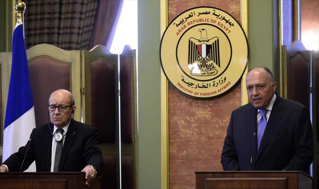 «التسوية السياسية» بعد وقف إطلاق النار في ليبيا موضوع مباحثات مصرية فرنسية
