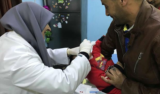 اختتام حملة تطعيم الأطفال بمدينة طبرق