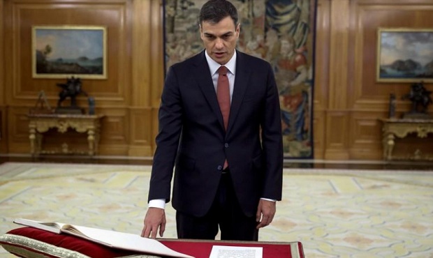 بيدرو سانتشيث يؤدي اليمين رئيسًا لوزراء إسبانيا