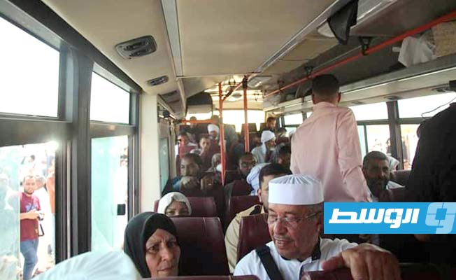 من مغادرة الحجاج الليبيين لمدينة سرت، 10 يونيو 2023. (بوابة الوسط)