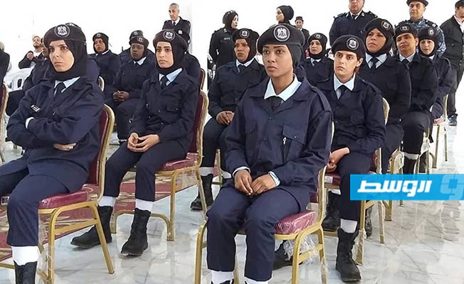 الشرطة النسائية في بنغازي تستقبل دفعة خريجات جديدة