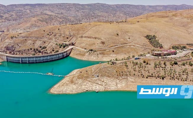 انحسار بحيرة دوكان والعطش ينهك مزروعات مزارعي كردستان العراق