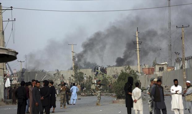 جانب من تفجير انتحاري في العاصمة الأفغانية كابول، 2 سبتمبر 2019. (الإنترنت)