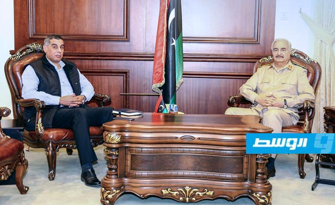المشير خليفة حفتر يلتقي نائب رئيس المجلس الرئاسي
