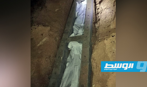 دفن خمس جثث مجهولة الهوية لمهاجرين غير شرعيين في بني وليد