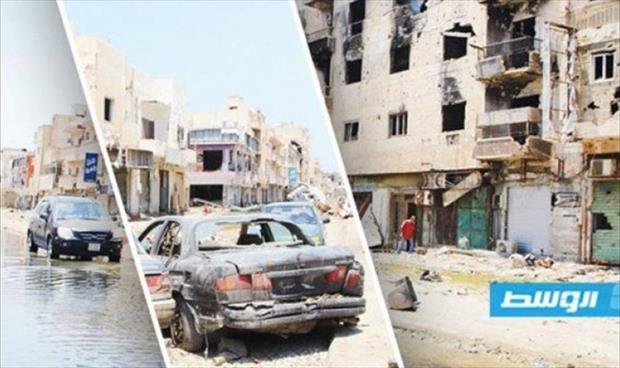 لجنة حصر الأضرار ببنغازي توجه نداءً إلى أصحاب المباني المتضررة