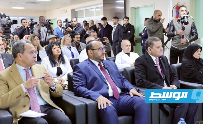حفل افتتاح مركز طرابلس لعلاج تأخر الإنجاب، الأحد 7 يناير 2023. (حكومتنا)